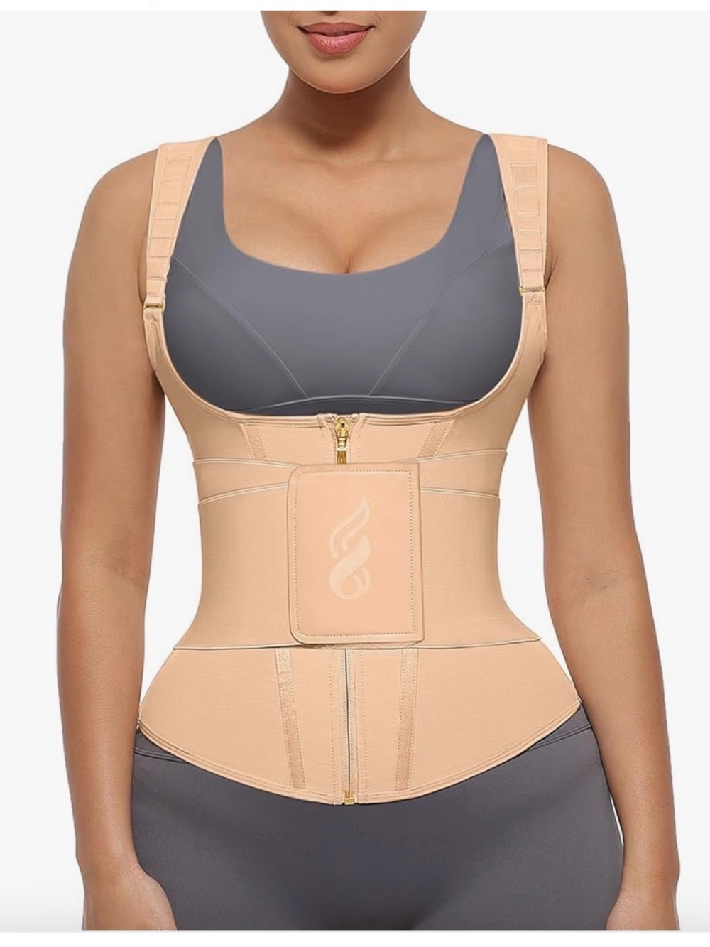 Everyday Sculpting Waist Trainer Vest - Nude